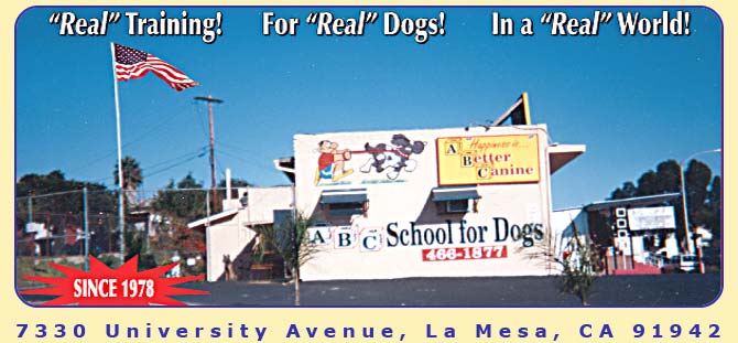 San Diego Dog Obedience Training School: ABC School for Dogs in La Mesa